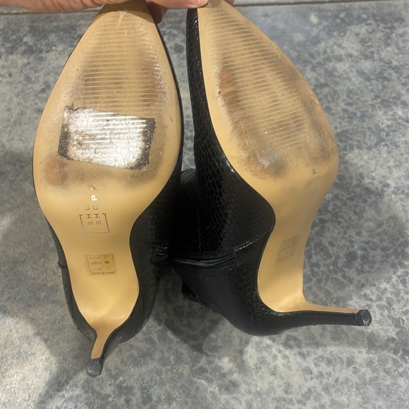 YARELIS- SZ 8.5 Cowboy Faux Snake print Sexy Stiletto Heel - Picture 8 of 9